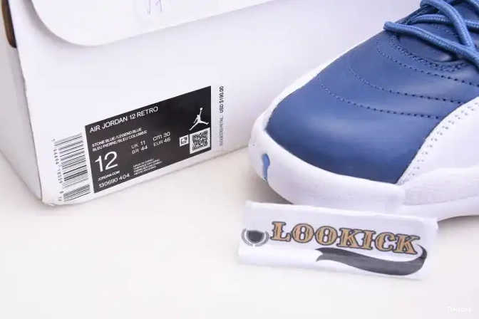 Reps TBK 12 Air Retro Blue 130690-404 Stone Jordan 0422
